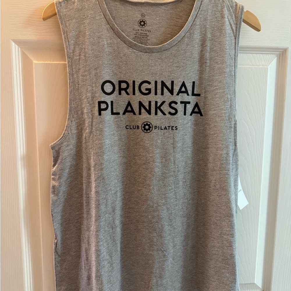 Club Pilates Gray Tank Top - Original Planksta